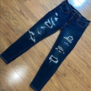 American eagle ripped skinny jeans